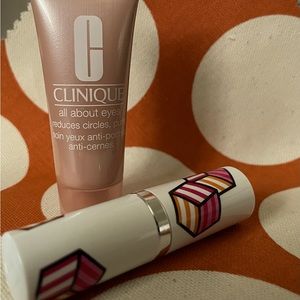 NEW unopened Clinique lip & eye duo